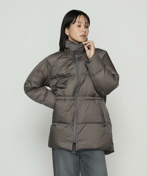 COMME CA COMFORT / コムサ・コンフォート（Lサイズ） その他アウター | 〔 TALLサイズ 〕 ライトナイロンタフタ  フード付きダウンコート | 詳細8