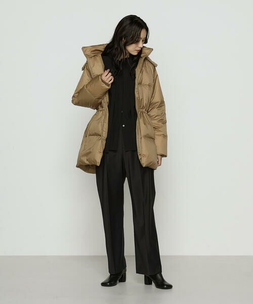 COMME CA COMFORT / コムサ・コンフォート（Lサイズ） その他アウター | 〔 TALLサイズ 〕 ライトナイロンタフタ  フード付きダウンコート | 詳細23