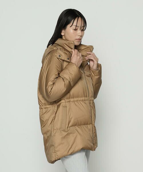 COMME CA COMFORT / コムサ・コンフォート（Lサイズ） その他アウター | 〔 TALLサイズ 〕 ライトナイロンタフタ  フード付きダウンコート | 詳細25
