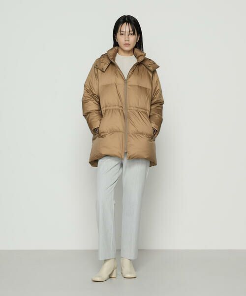 COMME CA COMFORT / コムサ・コンフォート（Lサイズ） その他アウター | 〔 TALLサイズ 〕 ライトナイロンタフタ  フード付きダウンコート | 詳細21