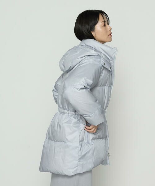 COMME CA COMFORT / コムサ・コンフォート（Lサイズ） その他アウター | 〔 TALLサイズ 〕 ライトナイロンタフタ  フード付きダウンコート | 詳細28