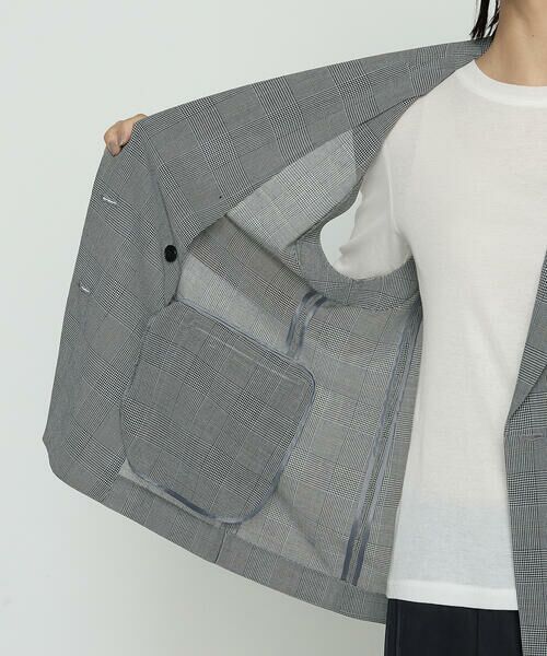 COMME CA COMFORT / コムサ・コンフォート（Lサイズ） ベスト | 〔 TALLサイズ 〕 グレンチェック スリーブレスジャケット | 詳細10