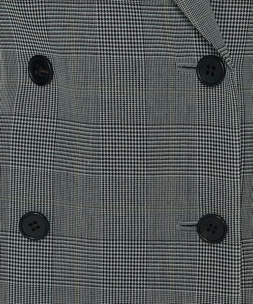 COMME CA COMFORT / コムサ・コンフォート（Lサイズ） ベスト | 〔 TALLサイズ 〕 グレンチェック スリーブレスジャケット | 詳細11