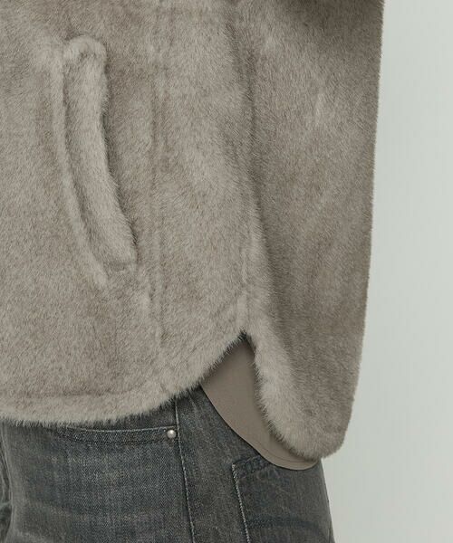 COMME CA COMFORT / コムサ・コンフォート（Lサイズ） ベスト | 〔 TALLサイズ 〕 エコファー リバーシブルジレ | 詳細14