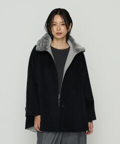 COMME CA COMFORT / コムサ・コンフォート（Lサイズ） その他アウター | 〔 TALLサイズ 〕 アンゴラウール ・Aラインショートコート