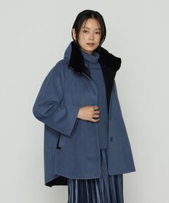 COMME CA COMFORT / コムサ・コンフォート（Lサイズ） その他アウター | 〔 TALLサイズ 〕 アンゴラウール ・Aラインショートコート