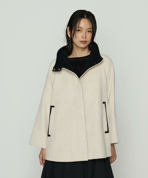 COMME CA COMFORT / コムサ・コンフォート（Lサイズ） その他アウター | 〔 TALLサイズ 〕 アンゴラウール ・Aラインショートコート | 詳細20