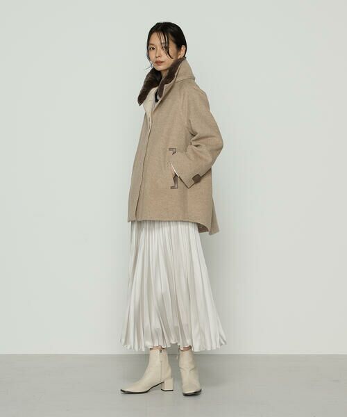 COMME CA COMFORT / コムサ・コンフォート（Lサイズ） その他アウター | 〔 TALLサイズ 〕 アンゴラウール ・Aラインショートコート | 詳細22