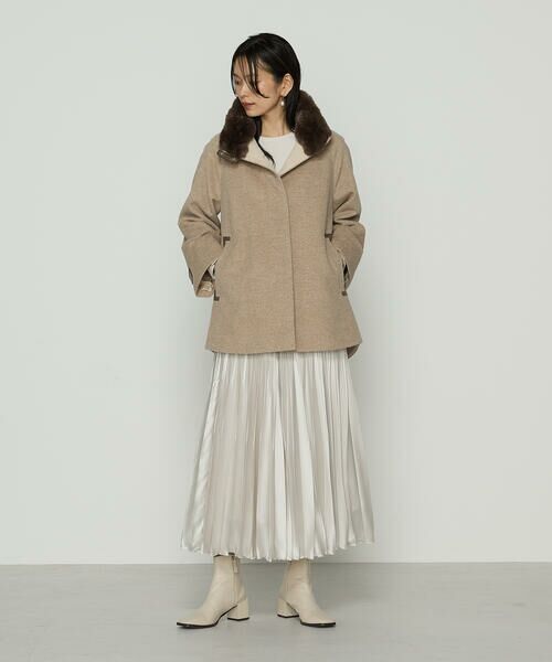 COMME CA COMFORT / コムサ・コンフォート（Lサイズ） その他アウター | 〔 TALLサイズ 〕 アンゴラウール ・Aラインショートコート | 詳細23