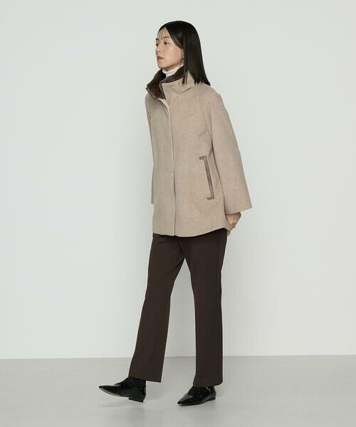 COMME CA COMFORT / コムサ・コンフォート（Lサイズ） その他アウター | 〔 TALLサイズ 〕 アンゴラウール ・Aラインショートコート | 詳細24