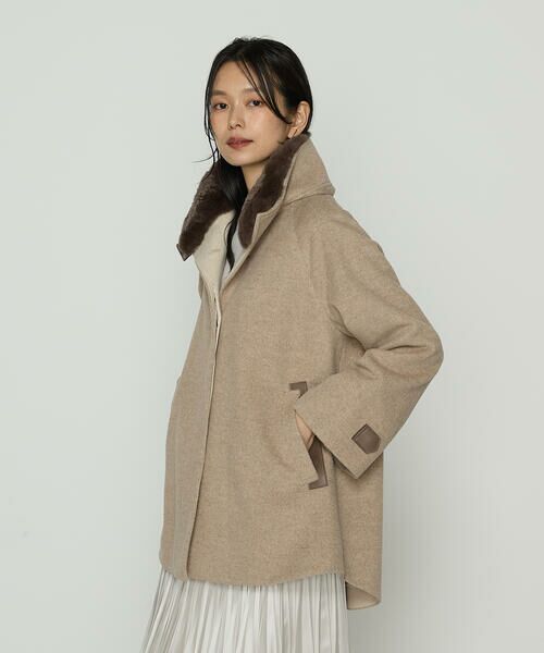 COMME CA COMFORT / コムサ・コンフォート（Lサイズ） その他アウター | 〔 TALLサイズ 〕 アンゴラウール ・Aラインショートコート | 詳細26