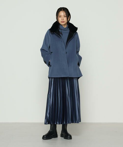 COMME CA COMFORT / コムサ・コンフォート（Lサイズ） その他アウター | 〔 TALLサイズ 〕 アンゴラウール ・Aラインショートコート | 詳細30