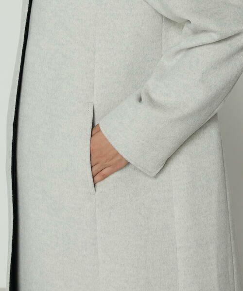 COMME CA COMFORT / コムサ・コンフォート（Lサイズ） その他アウター | 〔 TALLサイズ 〕 アンゴラウール スタンドフーデットコート | 詳細15