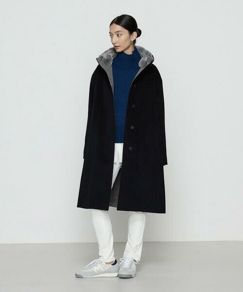 COMME CA COMFORT / コムサ・コンフォート（Lサイズ） その他アウター | 〔 TALLサイズ 〕 アンゴラウール スタンドフーデットコート | 詳細23