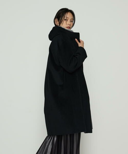 COMME CA COMFORT / コムサ・コンフォート（Lサイズ） その他アウター | 〔 TALLサイズ 〕 アンゴラウール スタンドフーデットコート | 詳細29