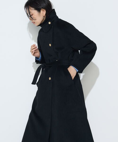COMME CA COMFORT / コムサ・コンフォート（Lサイズ） トレンチコート | 〔 TALLサイズ 〕 アンゴラウール ロングトレンチコート | 詳細26