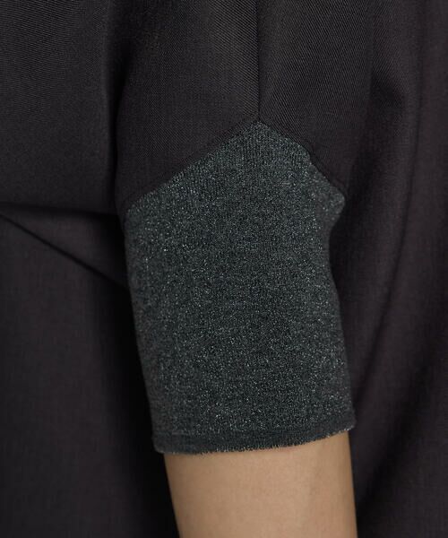 COMME CA COMFORT / コムサ・コンフォート（Lサイズ） カットソー | 〔 +サイズ 〕 パウダーツイルストレッチ ドルマンスリーブプルオーバー | 詳細13