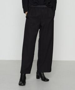 COMME CA COMFORT / コムサ・コンフォート（Lサイズ） その他パンツ | 〔 +サイズ 〕 パウダーツイルストレッチ ワイドパンツ