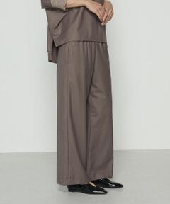 COMME CA COMFORT / コムサ・コンフォート（Lサイズ） その他パンツ | 〔 +サイズ 〕 パウダーツイルストレッチ ワイドパンツ