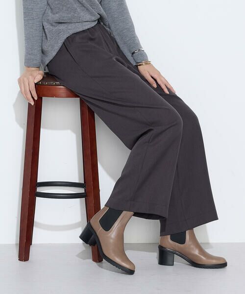 COMME CA COMFORT / コムサ・コンフォート(Lサイズ) その他パンツ | 〔 +サイズ 〕 パウダーツイルストレッチ ワイドパンツ | 詳細18