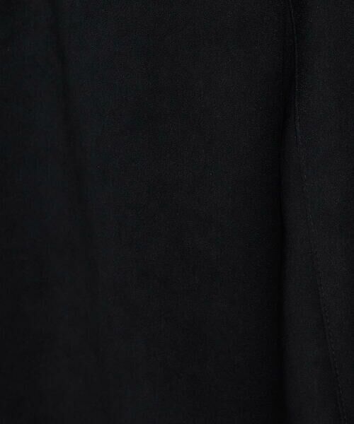 COMME CA COMFORT / コムサ・コンフォート（Lサイズ） ロング・マキシ丈スカート | 〔 +サイズ 〕 ポリスエード ラップ風スカート | 詳細9