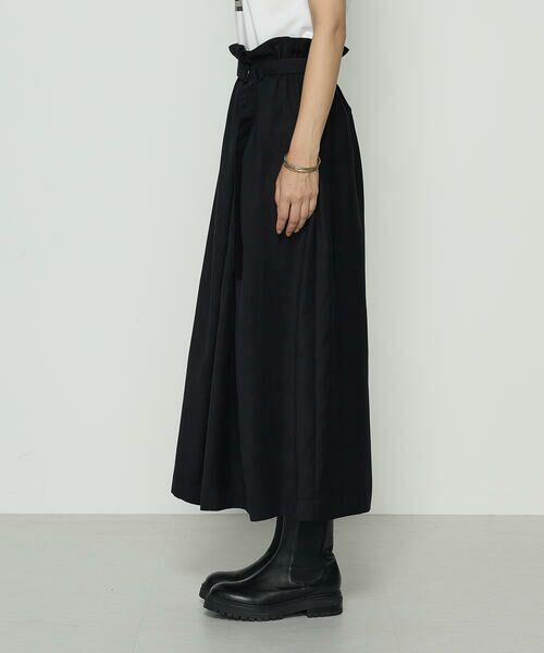 COMME CA COMFORT / コムサ・コンフォート（Lサイズ） ロング・マキシ丈スカート | 〔 +サイズ 〕 ポリスエード ラップ風スカート | 詳細5