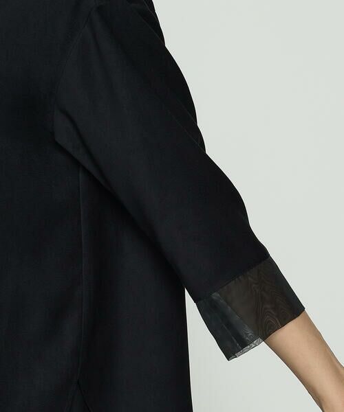 COMME CA COMFORT / コムサ・コンフォート（Lサイズ） シャツ・ブラウス | 〔 +サイズ 〕 ポリスエード タンクトップ付きブラウス | 詳細12