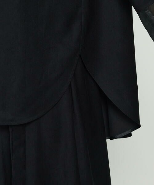 COMME CA COMFORT / コムサ・コンフォート（Lサイズ） シャツ・ブラウス | 〔 +サイズ 〕 ポリスエード タンクトップ付きブラウス | 詳細14