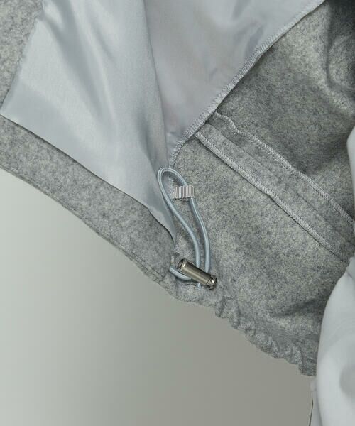 COMME CA COMFORT / コムサ・コンフォート（Lサイズ） ブルゾン | 〔 +サイズ 〕 やわらかメルトン スタンドカラーブルゾン | 詳細11