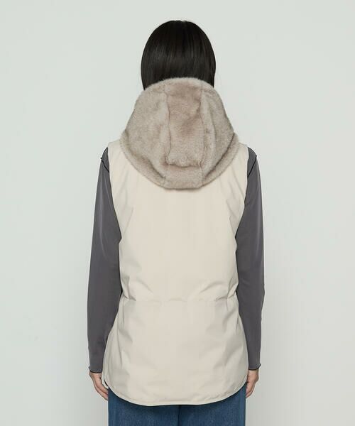 COMME CA COMFORT / コムサ・コンフォート（Lサイズ） その他アウター | 〔 +サイズ 〕 フーデッド ダウンジレ | 詳細24