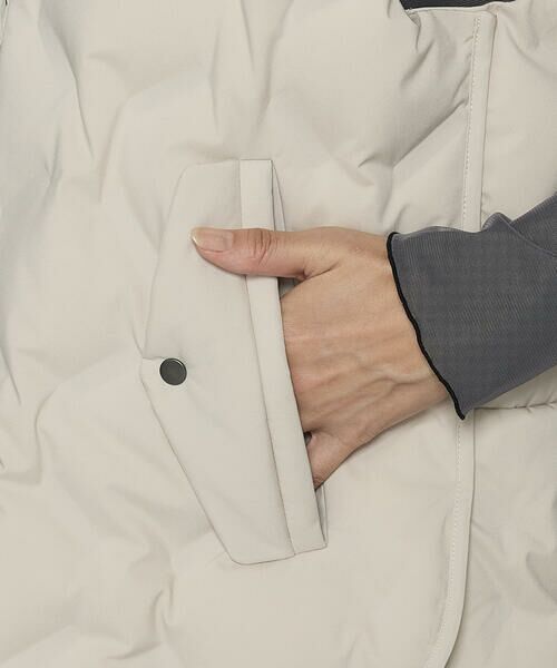 COMME CA COMFORT / コムサ・コンフォート（Lサイズ） その他アウター | 〔 +サイズ 〕 フーデッド ダウンジレ | 詳細28