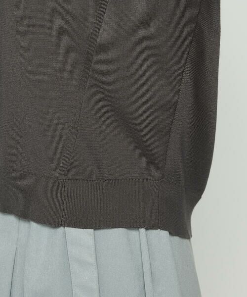 COMME CA COMFORT / コムサ・コンフォート（Lサイズ） カットソー | 〔 +サイズ 〕 リヨセル天竺 ゆったりニットソー | 詳細8