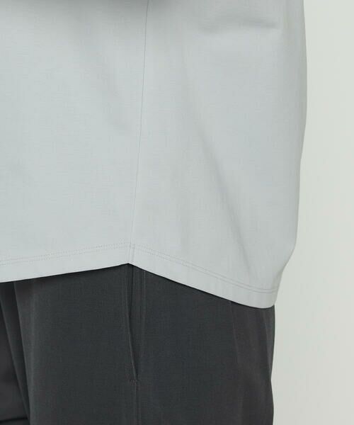 COMME CA COMFORT / コムサ・コンフォート（Lサイズ） カットソー | 〔 +サイズ 〕 80／-ポンチ ブラウス見えプルオーバー | 詳細12