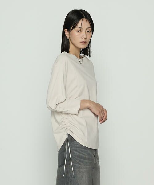 COMME CA COMFORT / コムサ・コンフォート（Lサイズ） カットソー | 〔 +サイズ 〕 80／-ポンチ ブラウス見えプルオーバー | 詳細21