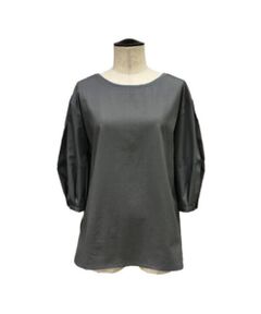 COMME CA COMFORT / コムサ・コンフォート（Lサイズ） カットソー | 〔 +サイズ 〕 80／-ポンチ ドッキングプルオーバー