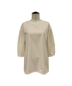 COMME CA COMFORT / コムサ・コンフォート（Lサイズ） カットソー | 〔 +サイズ 〕 80／-ポンチ ドッキングプルオーバー