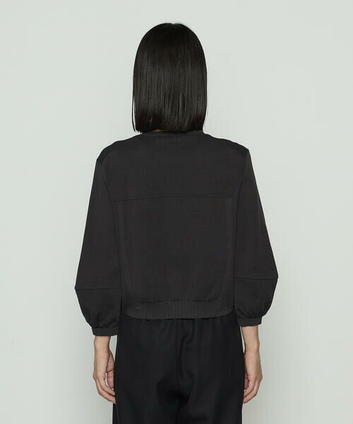 COMME CA COMFORT / コムサ・コンフォート（Lサイズ） その他アウター | 〔 +サイズ 〕 ブライトストレッチヤーン ミラノリブショートジャケット | 詳細7