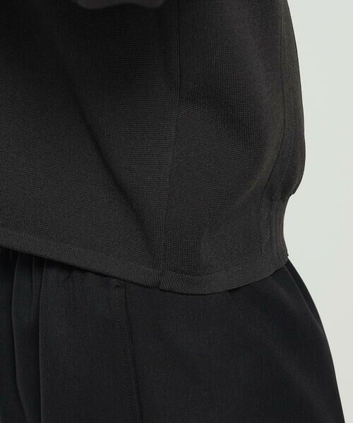 COMME CA COMFORT / コムサ・コンフォート（Lサイズ） その他アウター | 〔 +サイズ 〕 ブライトストレッチヤーン ミラノリブショートジャケット | 詳細10