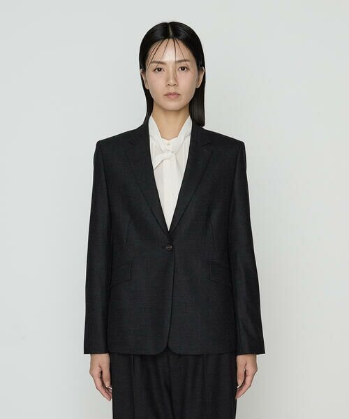 COMME CA COMFORT / コムサ・コンフォート（Lサイズ） セットアップ | 〔 TALLサイズ 〕 【セットアップ対応】トリアセウールフラノ シングルジャケット | 詳細1