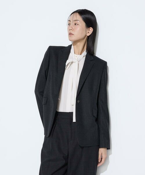 COMME CA COMFORT / コムサ・コンフォート（Lサイズ） セットアップ | 〔 TALLサイズ 〕 【セットアップ対応】トリアセウールフラノ シングルジャケット | 詳細13