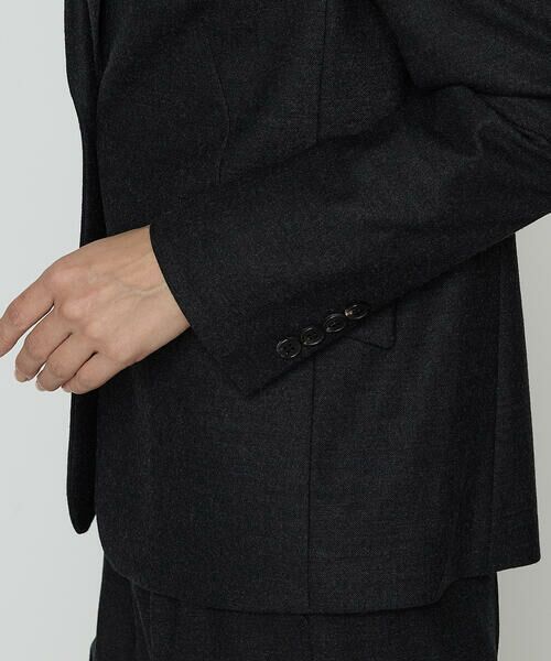 COMME CA COMFORT / コムサ・コンフォート（Lサイズ） セットアップ | 〔 TALLサイズ 〕 【セットアップ対応】トリアセウールフラノ シングルジャケット | 詳細5