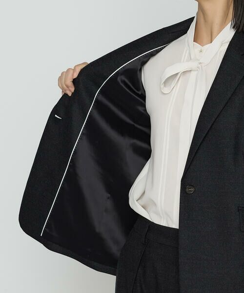 COMME CA COMFORT / コムサ・コンフォート（Lサイズ） セットアップ | 〔 TALLサイズ 〕 【セットアップ対応】トリアセウールフラノ シングルジャケット | 詳細7