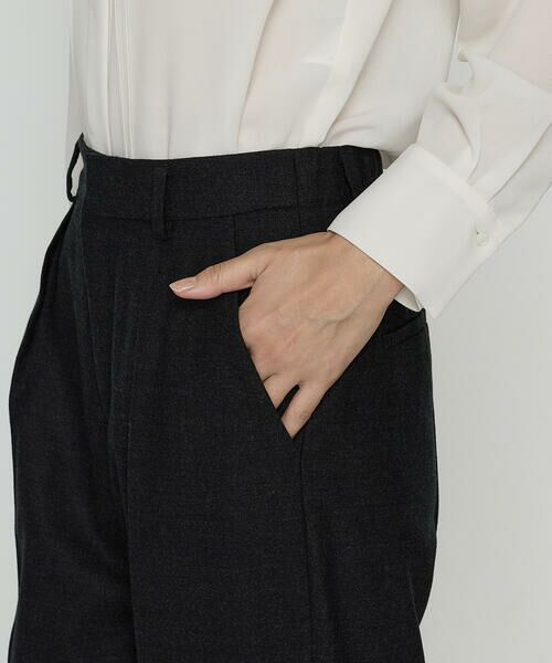 COMME CA COMFORT / コムサ・コンフォート(Lサイズ) セットアップ | 〔 TALLサイズ 〕 【セットアップ対応】トリアセウールフラノ ワイドパンツ | 詳細5
