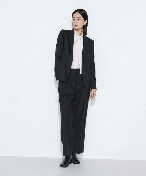 COMME CA COMFORT / コムサ・コンフォート(Lサイズ) セットアップ | 〔 TALLサイズ 〕 【セットアップ対応】トリアセウールフラノ ワイドパンツ | 詳細8