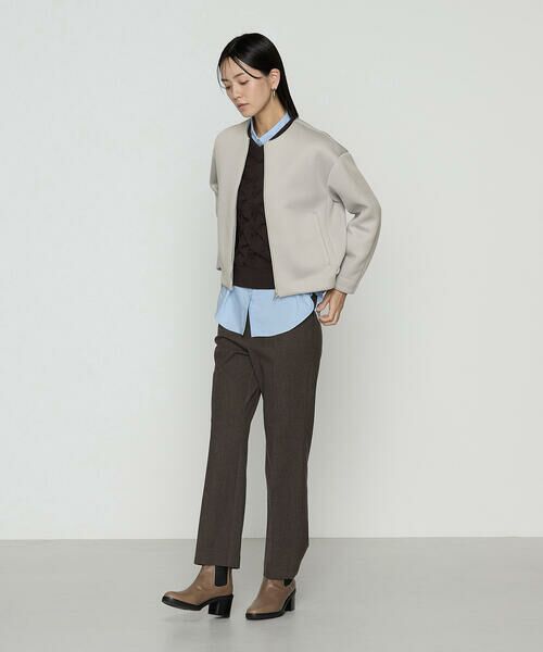 COMME CA COMFORT / コムサ・コンフォート（Lサイズ） ブルゾン | 〔 TALLサイズ 〕 ダブルエアーダンボール ノーカラーブルゾン | 詳細1