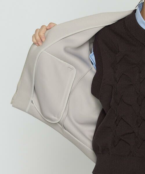 COMME CA COMFORT / コムサ・コンフォート（Lサイズ） ブルゾン | 〔 TALLサイズ 〕 ダブルエアーダンボール ノーカラーブルゾン | 詳細9