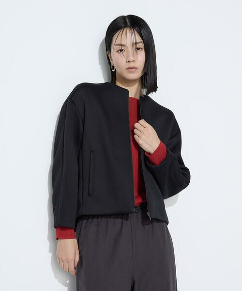 COMME CA COMFORT / コムサ・コンフォート（Lサイズ） ブルゾン | 〔 TALLサイズ 〕 ダブルエアーダンボール ノーカラーブルゾン | 詳細21