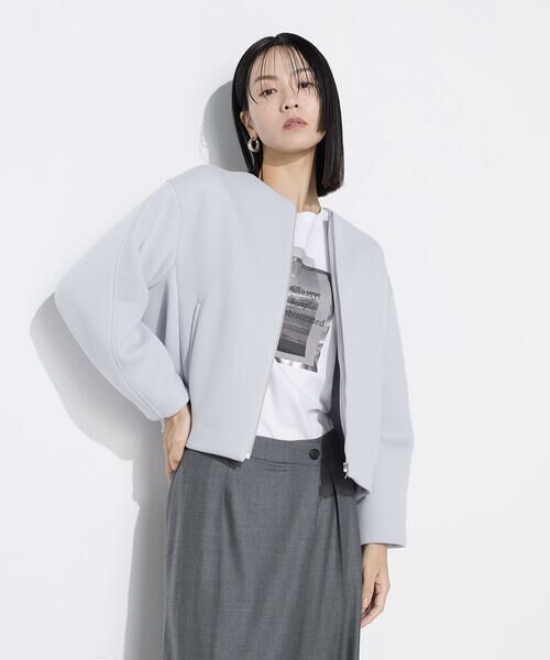 COMME CA COMFORT / コムサ・コンフォート（Lサイズ） ブルゾン | 〔 TALLサイズ 〕 ダブルエアーダンボール ノーカラーブルゾン | 詳細30