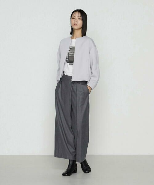 COMME CA COMFORT / コムサ・コンフォート（Lサイズ） ブルゾン | 〔 TALLサイズ 〕 ダブルエアーダンボール ノーカラーブルゾン | 詳細22