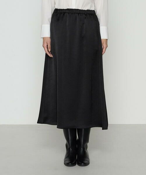COMME CA COMFORT / コムサ・コンフォート（Lサイズ） ロング・マキシ丈スカート | 〔 TALLサイズ 〕 ビンテージダブルサテン スカート | 詳細7